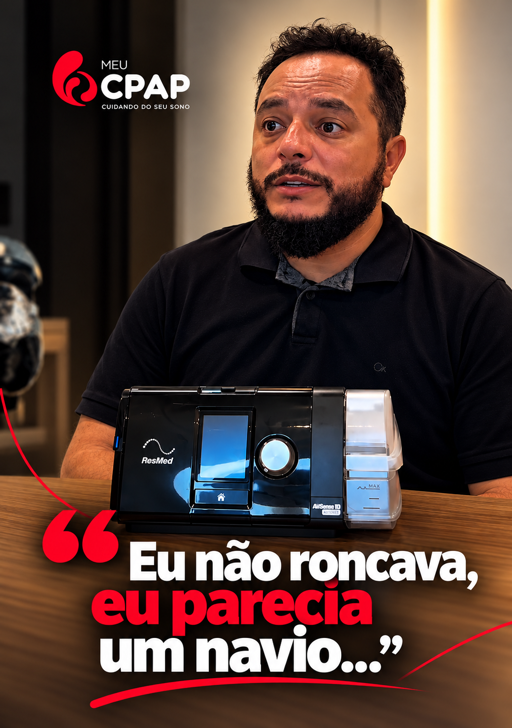 Depoimento de Anderson Barreto, paciente de Macaé